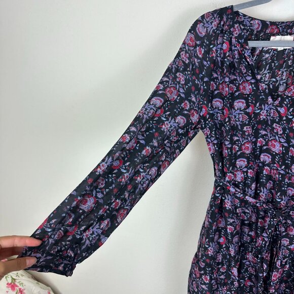 Xirena Annieka Dress XS Floral Boho V Neck A Line Lightweight Summer Vacation - Picture 5 of 13